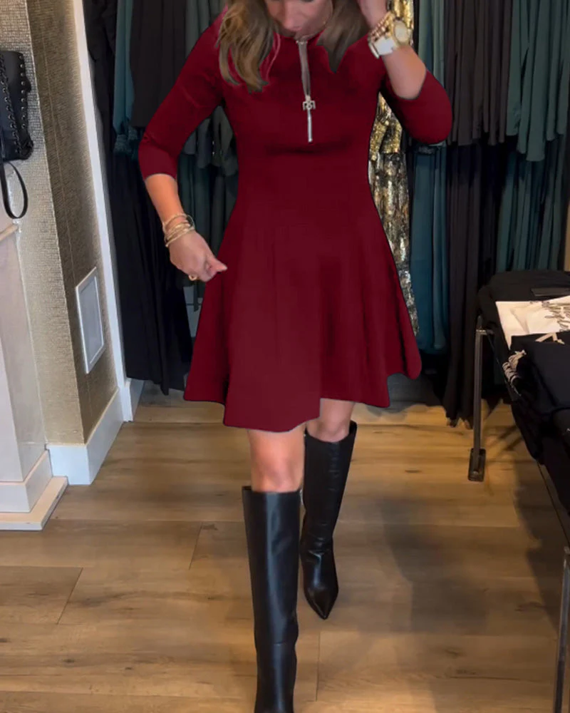 Paty® | Elegant Zip Dress - Image 10