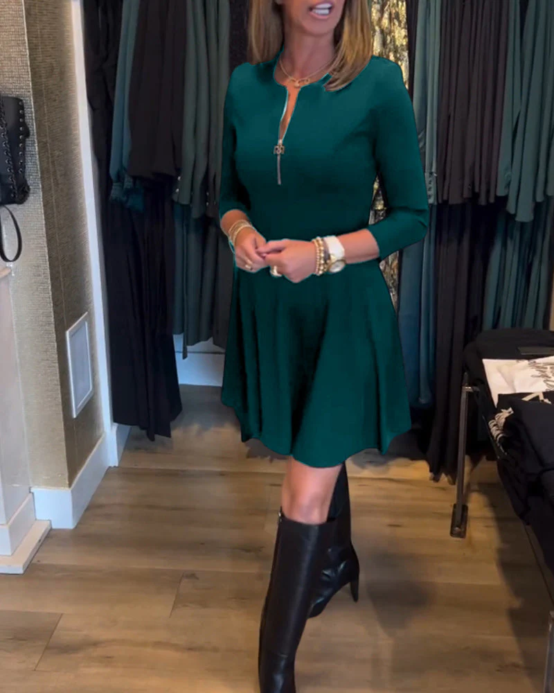 Paty® | Elegant Zip Dress - Image 11