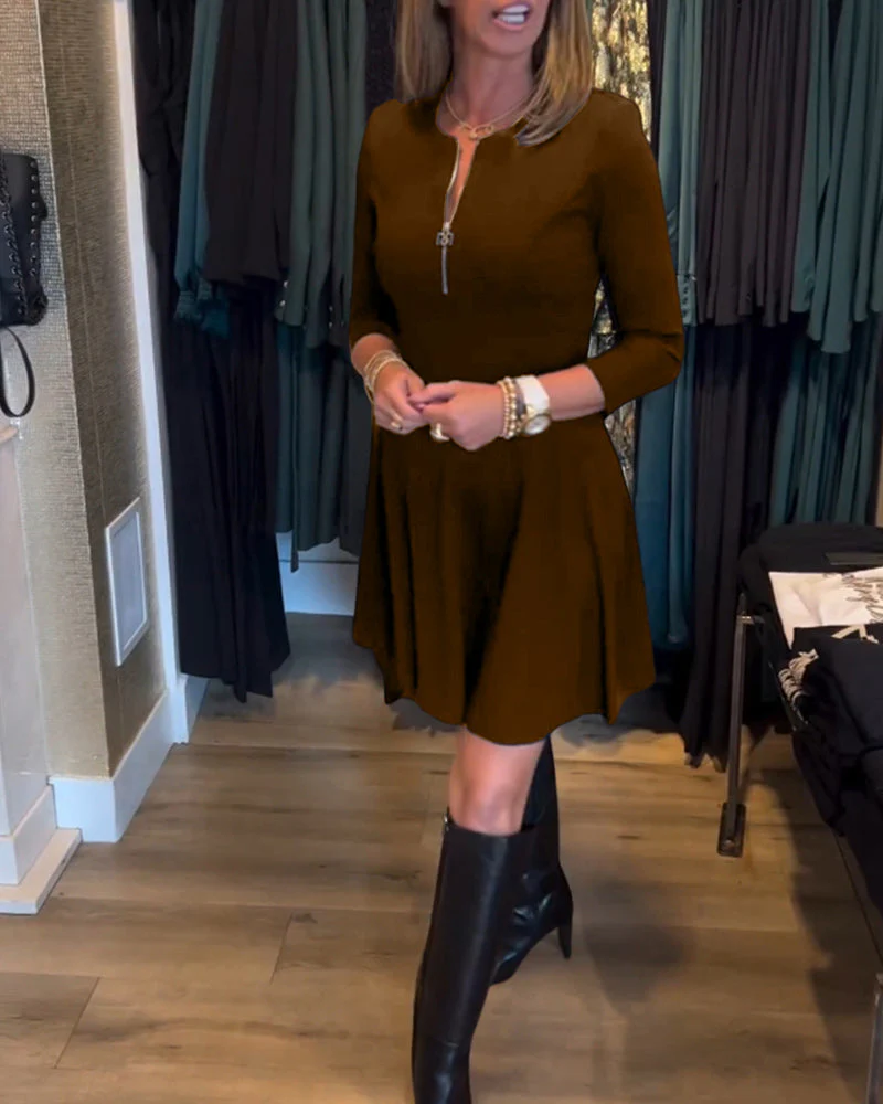 Paty® | Elegant Zip Dress - Image 12