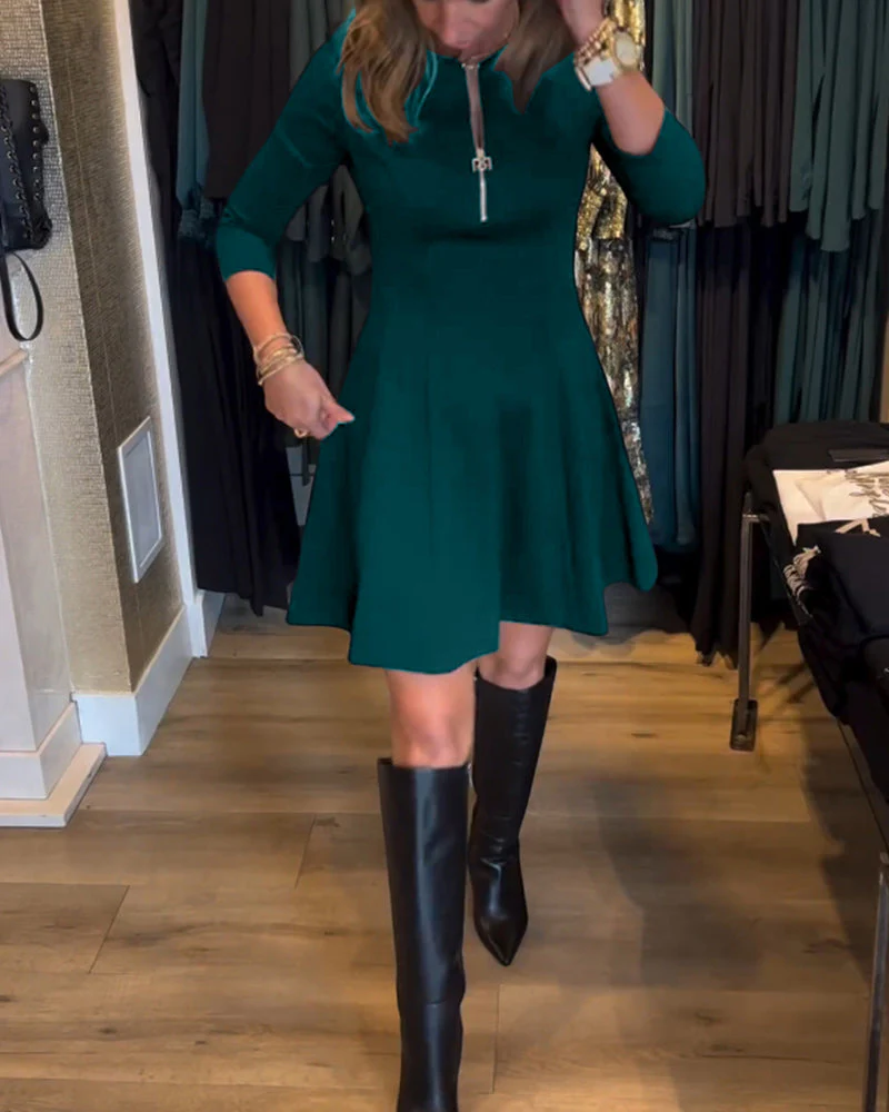 Paty® | Elegant Zip Dress - Image 13
