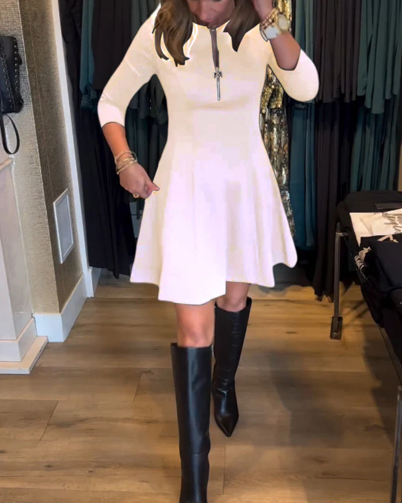 Paty® | Elegant Zip Dress - Image 8