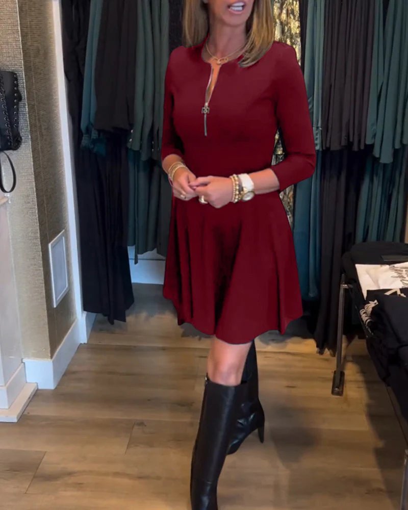 Paty® | Elegant Zip Dress - Image 9