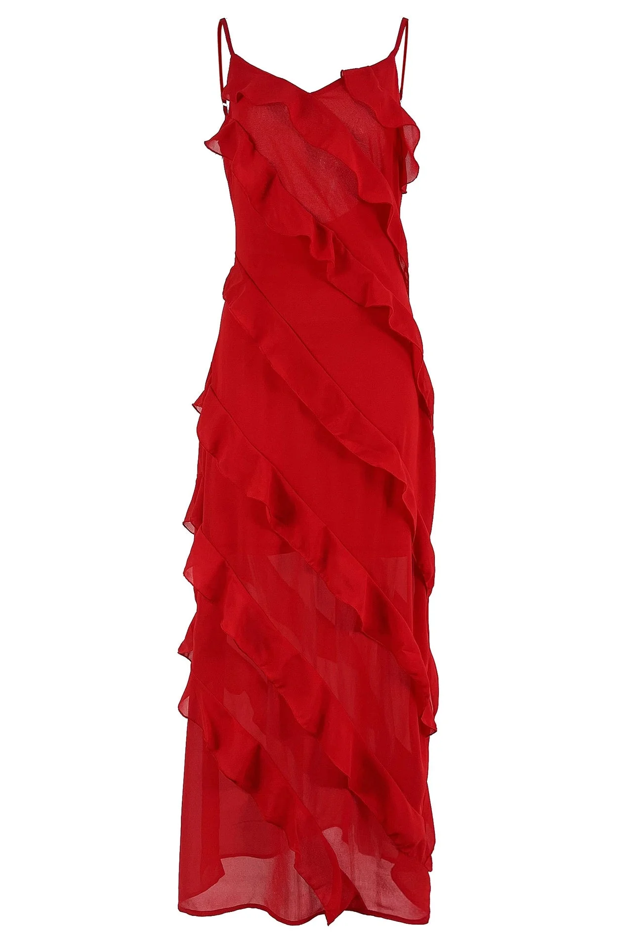 Paula® | Maxi Chiffon Slip With Ruffles - Image 6