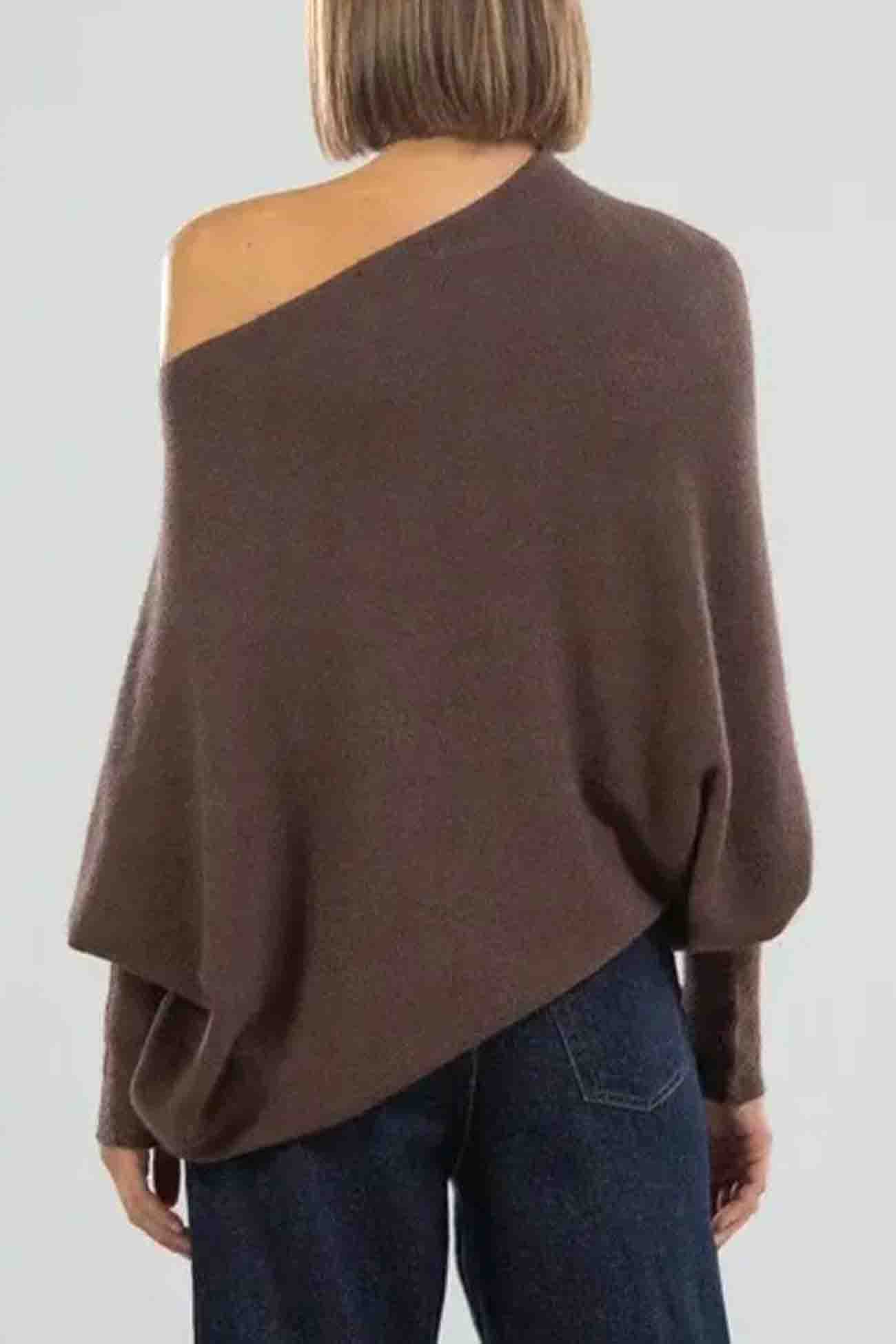 Paulina | Solid long-sleeved shirt with a crew neck - Image 13