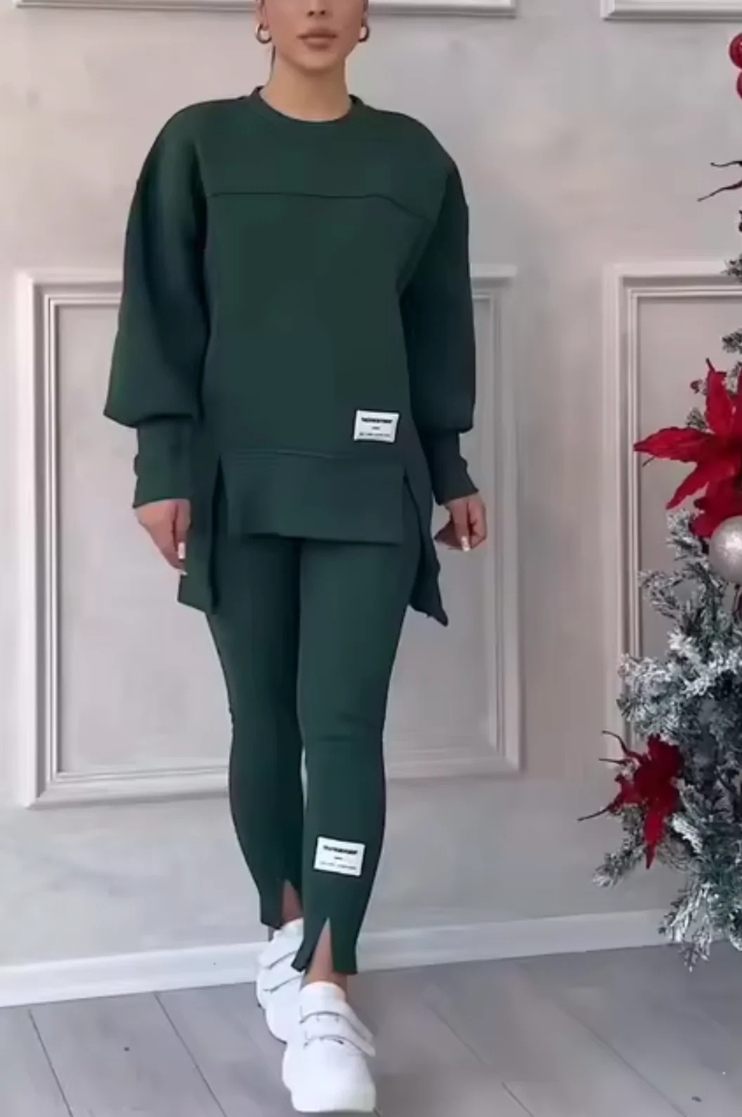 Paz | Elegant sweater and trousers set - Image 6