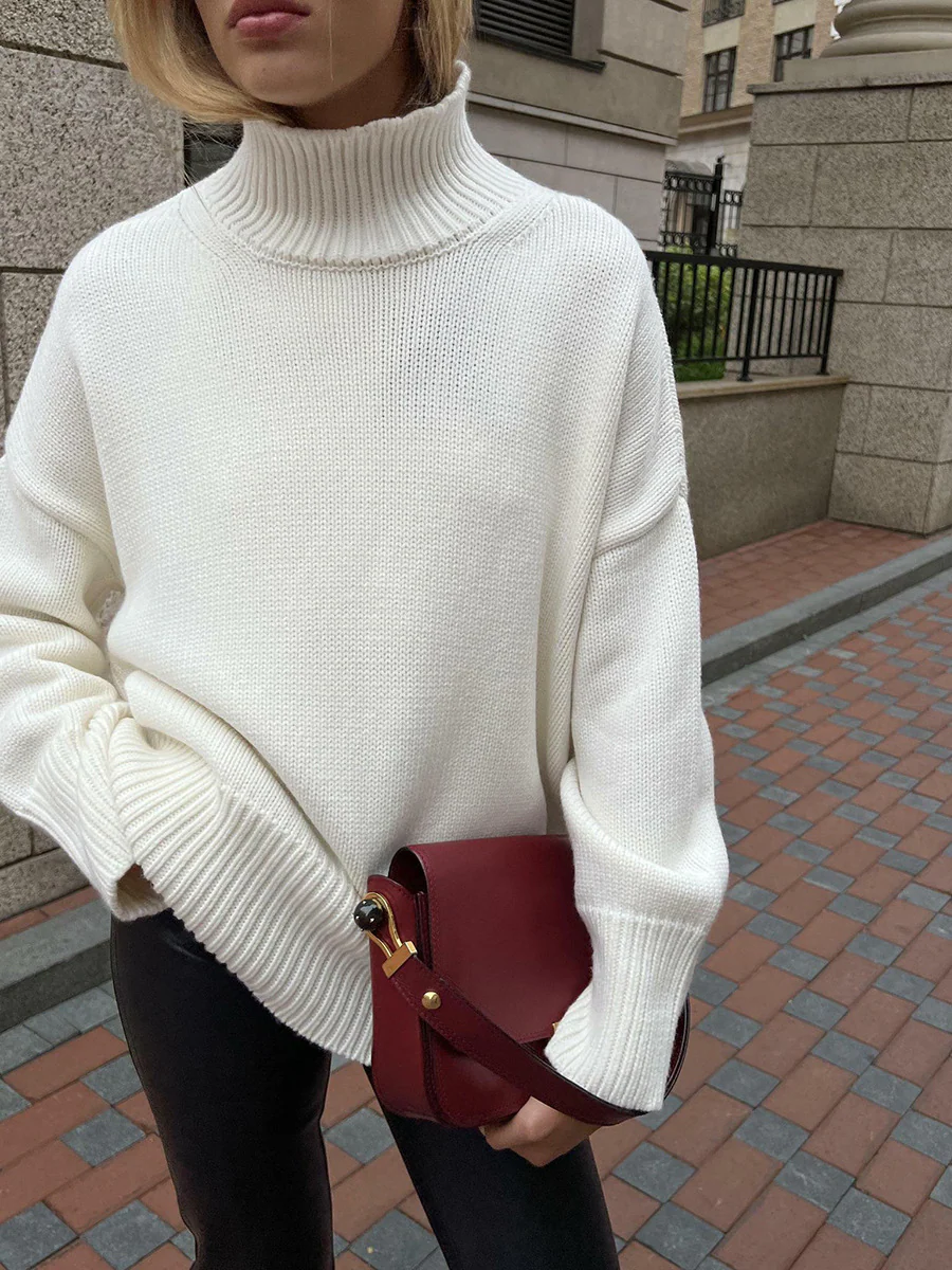 Penélope | Minimalist basic turtleneck sweater - Image 3