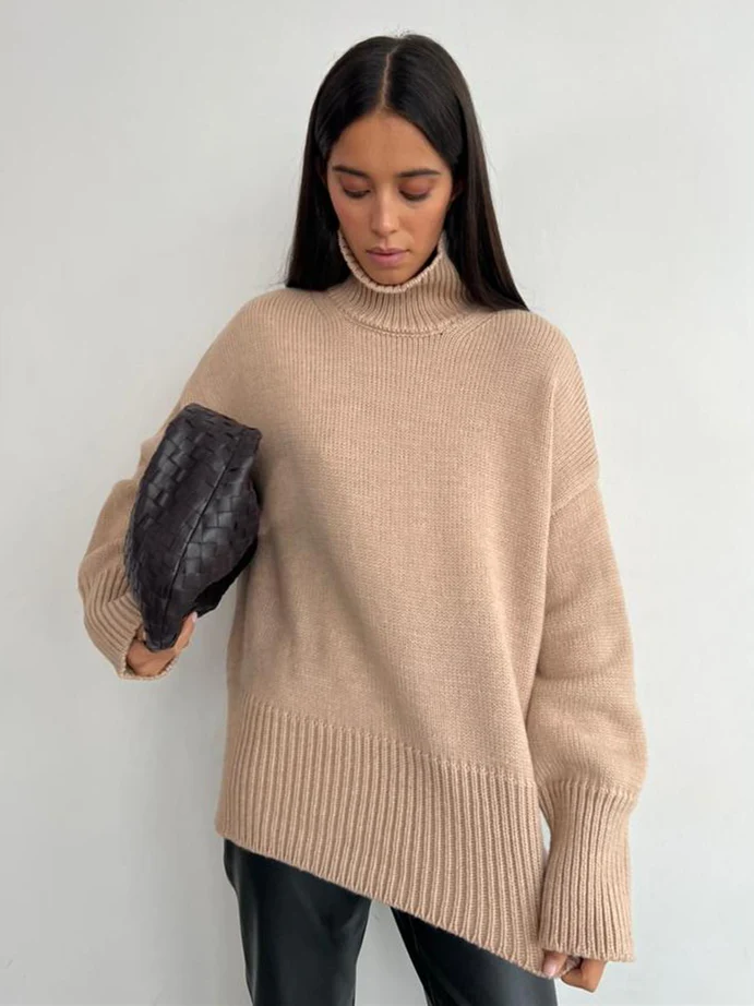 Penélope | Minimalist basic turtleneck sweater - Image 7