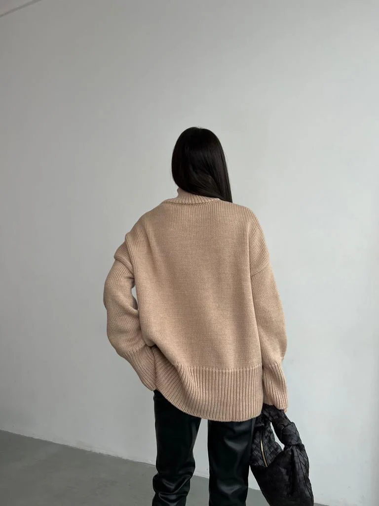 Penélope | Minimalist basic turtleneck sweater - Image 8