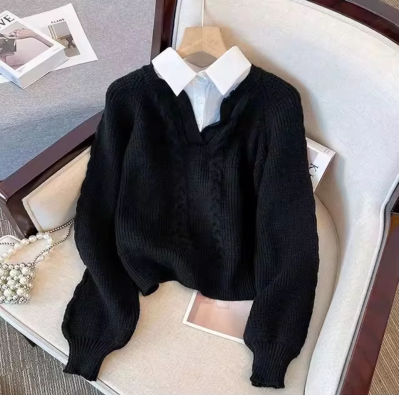 Penélope | Two-piece knitted sweater - Image 2