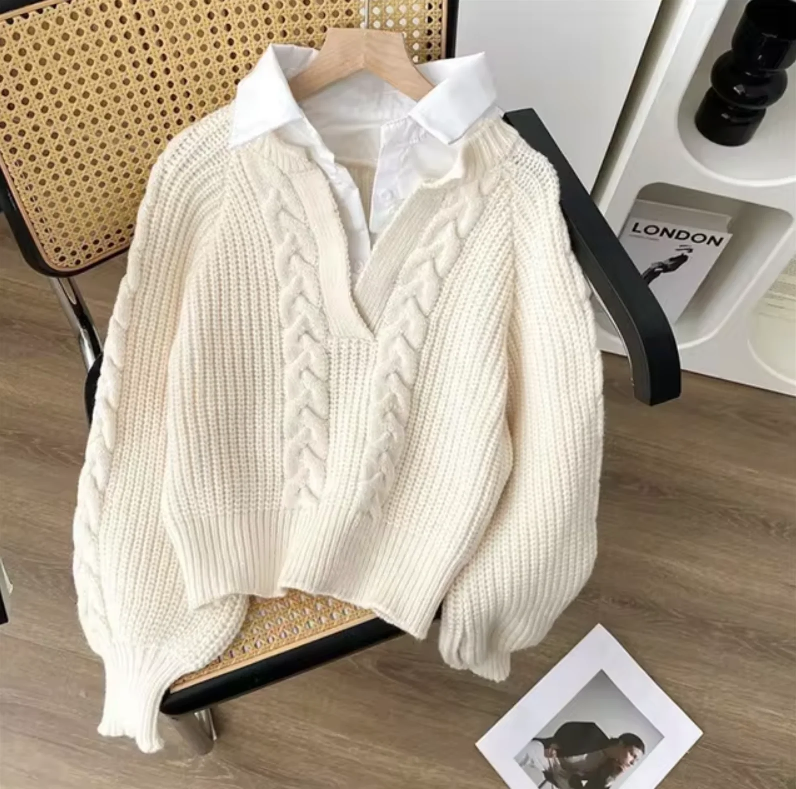 Penélope | Two-piece knitted sweater - Image 3