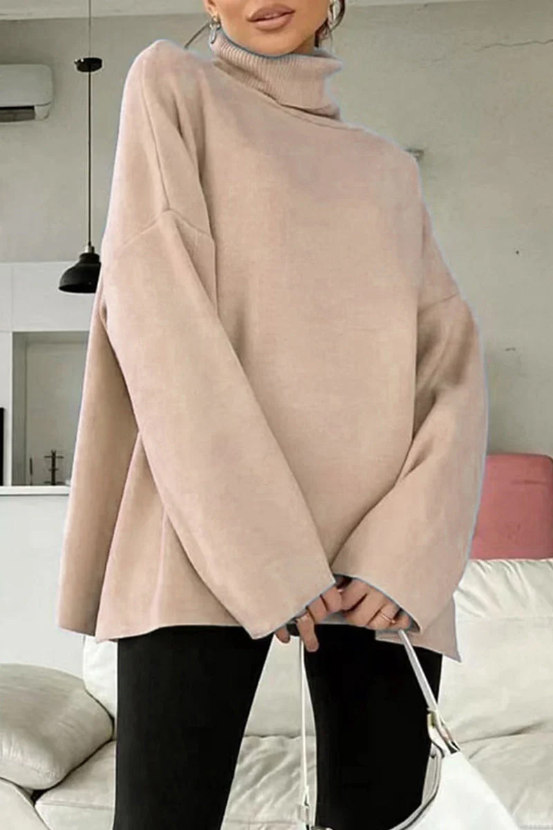Perla | Simple, plain turtleneck tops - Image 2
