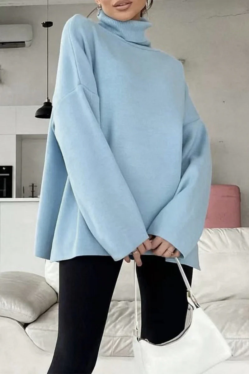 Perla | Simple, plain turtleneck tops - Image 4