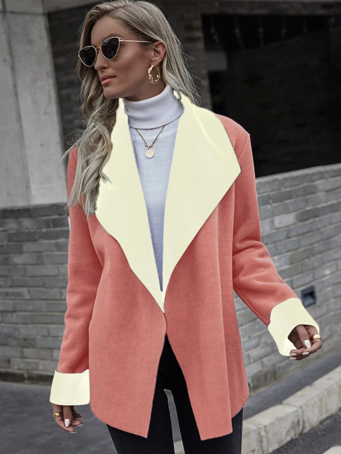 Petra | Long sleeve open front jacket - Image 6