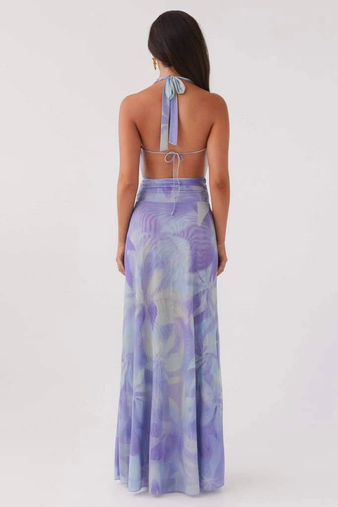 Petra® | Printed Halterneck Maxi Dress - Image 12