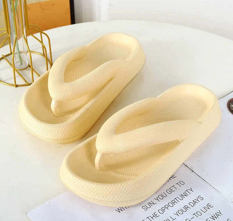 Pura® | Outdoor Seaside Beach Thick Bottom Flip Flops - Image 3