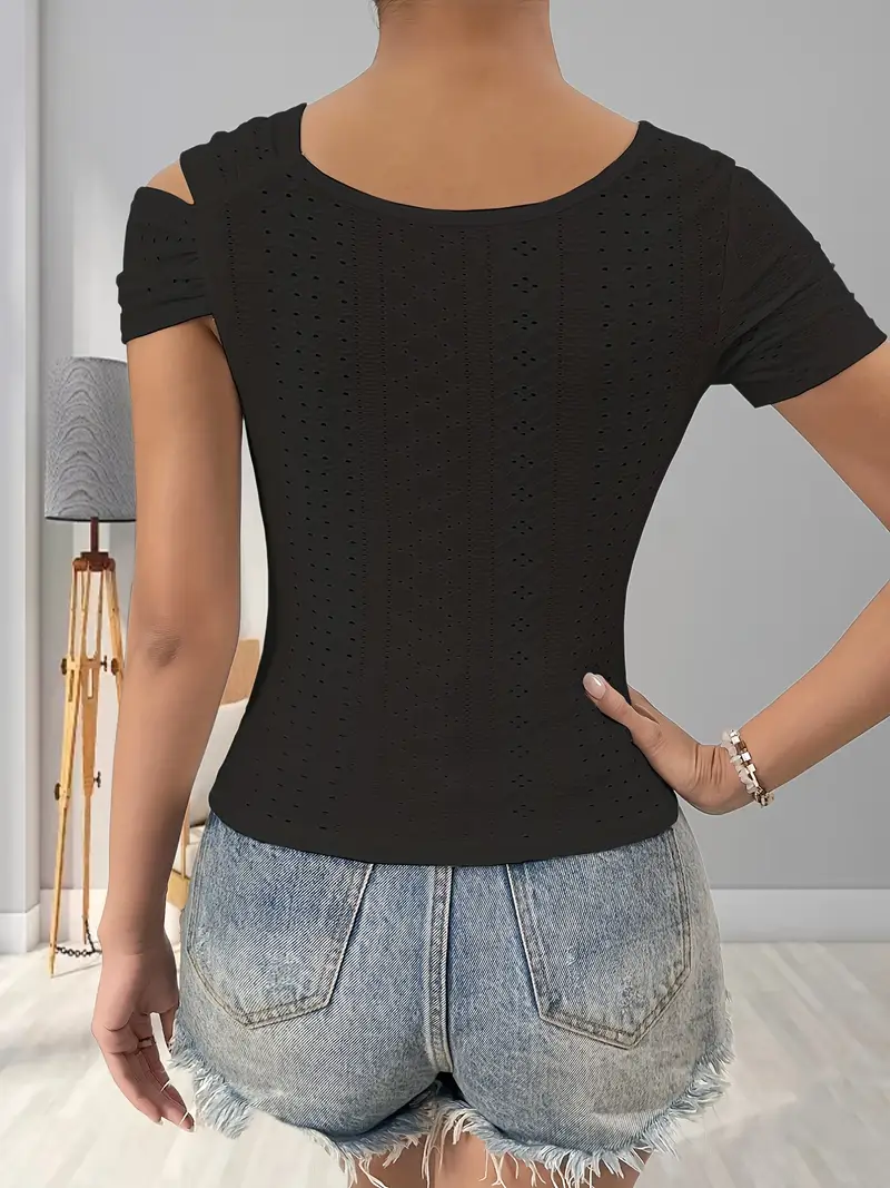 Rachele® | Asymmetrical One-Shoulder Top - Image 11