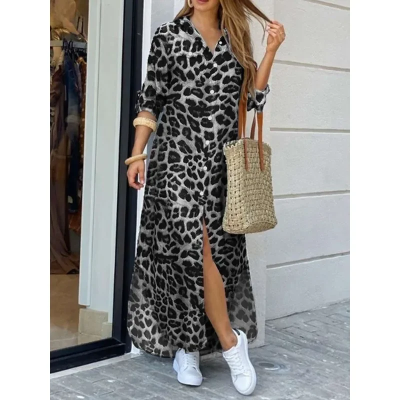 Rafaela® | Women's leopard print midi dress - Image 3