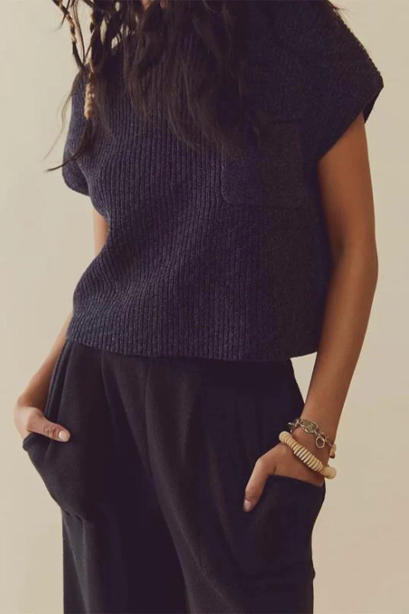 Ramona | Casual simplicity, solid pocket, O-neck, two-piece - Image 6