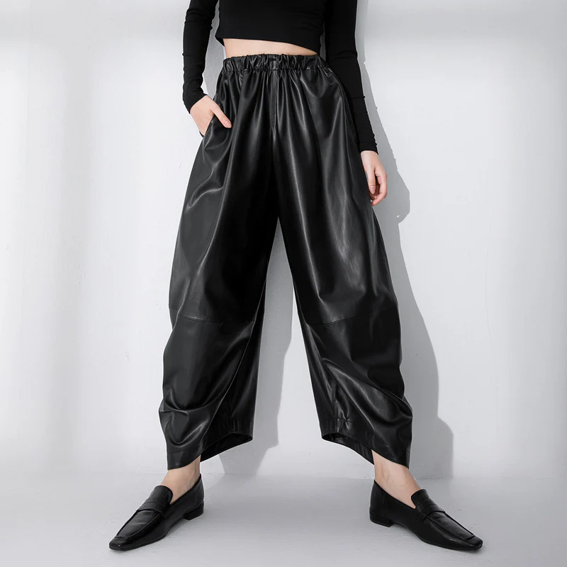 Ramona® | High-waisted leather pants for women - Image 4
