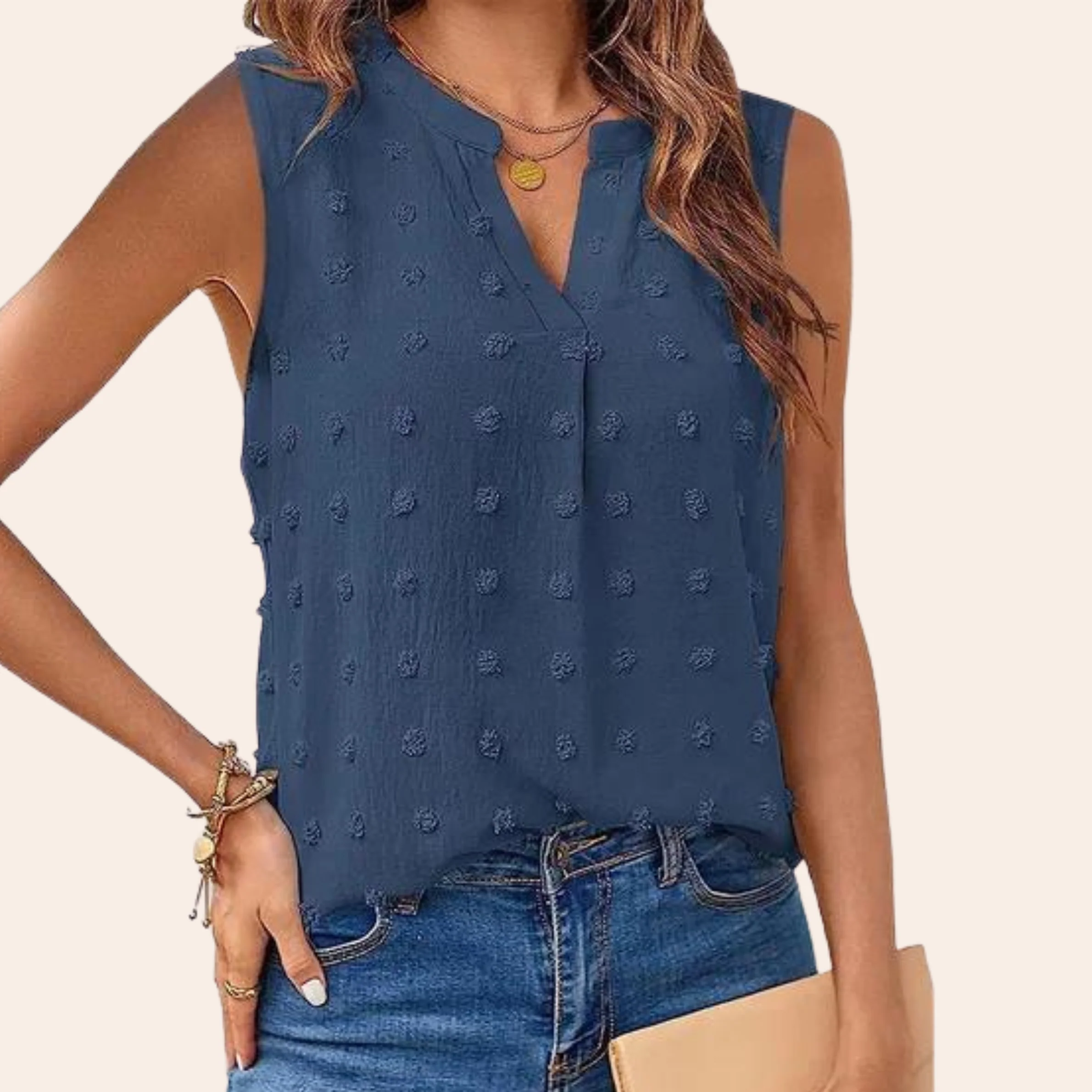 Rebeca® | Elegant Sleeveless Blouse - Image 2