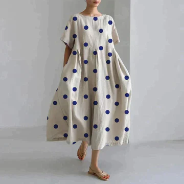 Regan® | Elegant Long Summer Dress With Floral Print For Women - Image 8