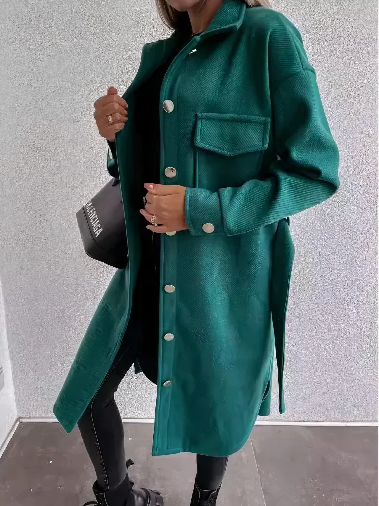 Remedios® | Long coat jacket for women - Image 4