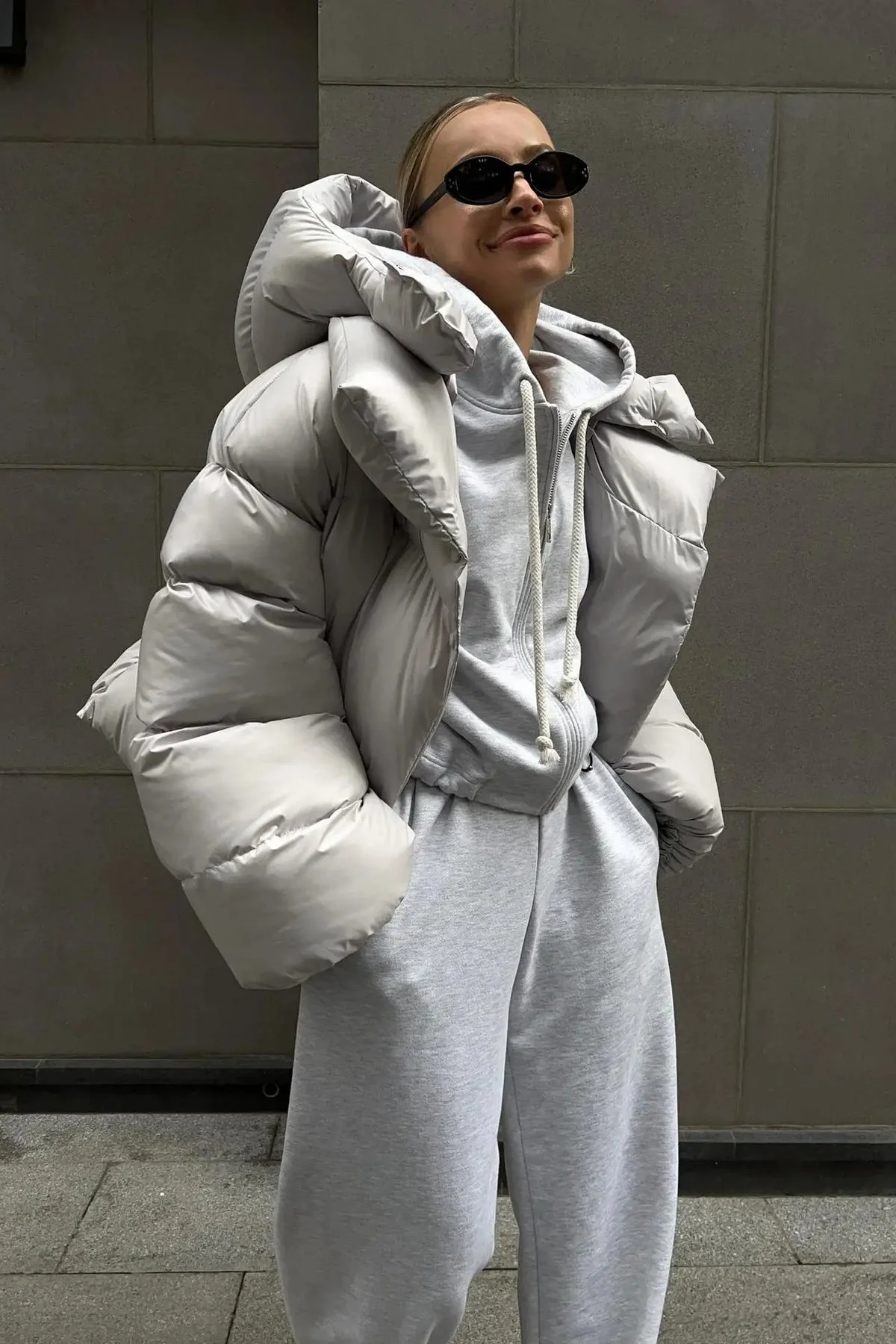 Renata | Cross padded jacket - Image 2