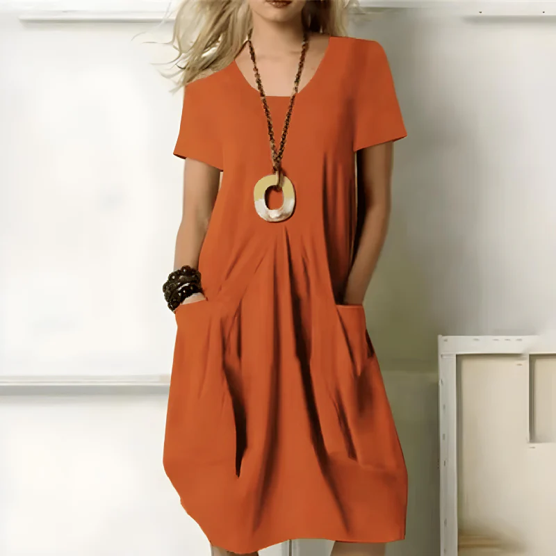 Riley® | Elegant Dress With Belly Cover - Image 3