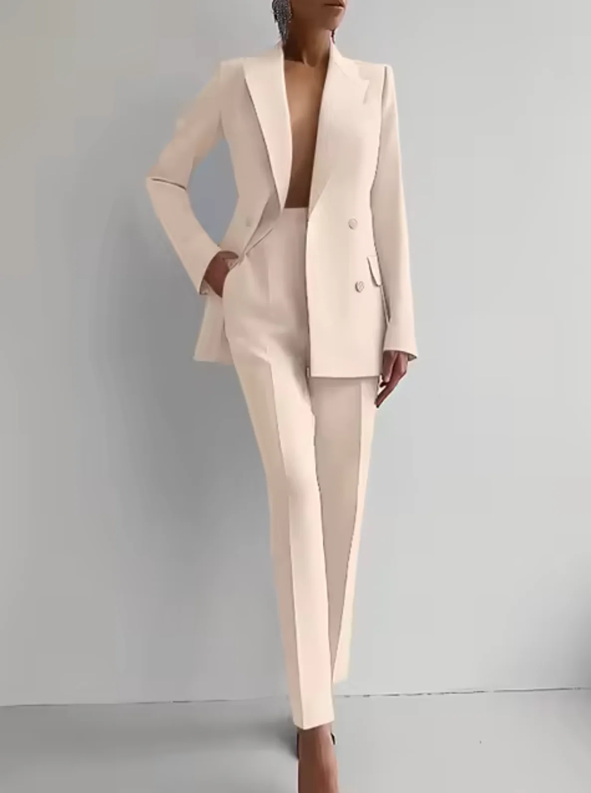 Rita | Blazer and pleated trousers set - Image 2