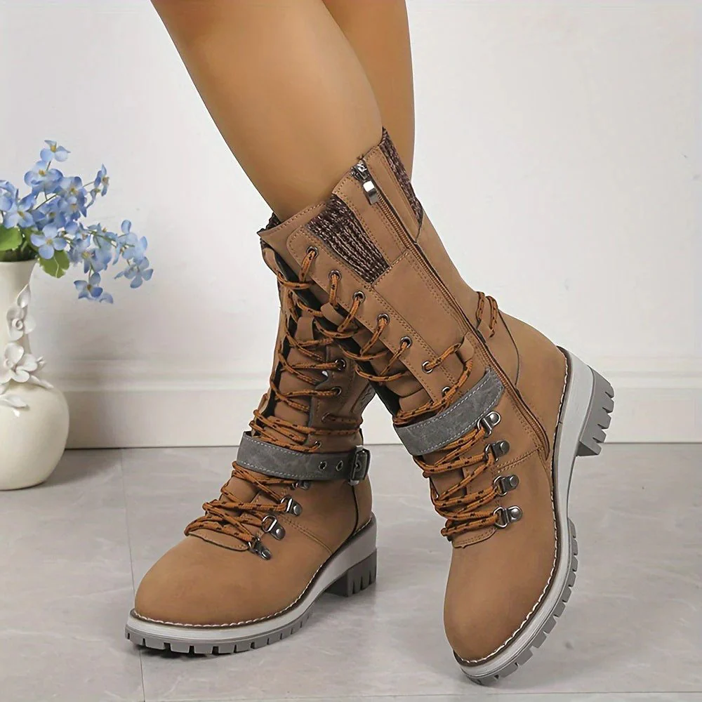 Rita | Fashionable high snow boots for women - Image 6