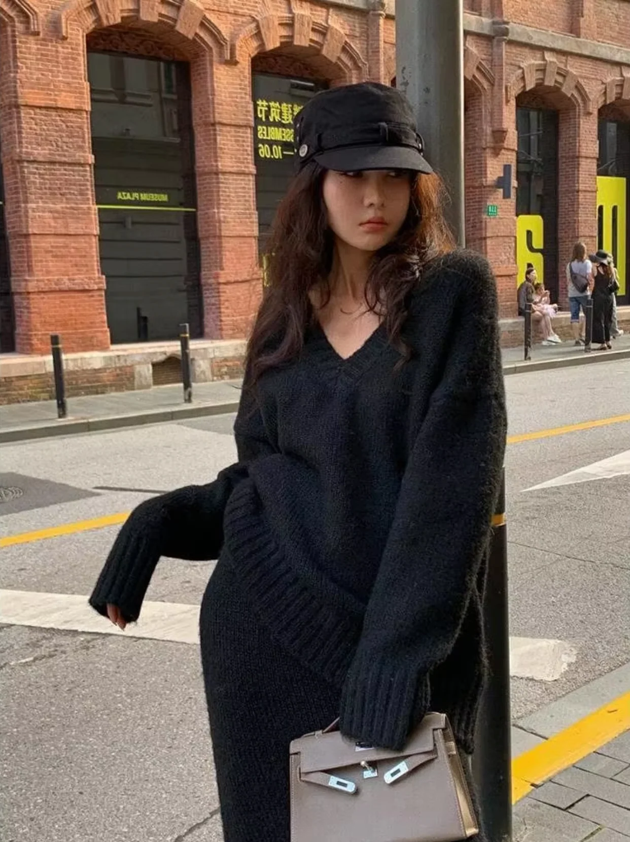 Rita | Knitted sweater and skirt set - Image 3