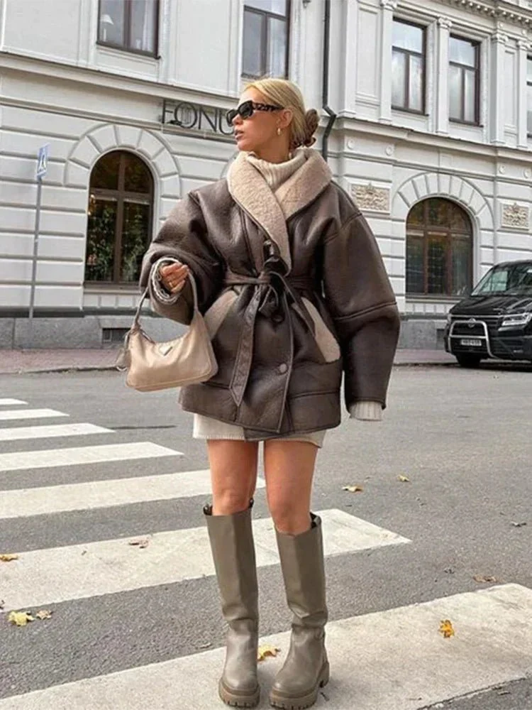 Rita | WINTER LEATHER JACKET - Image 4