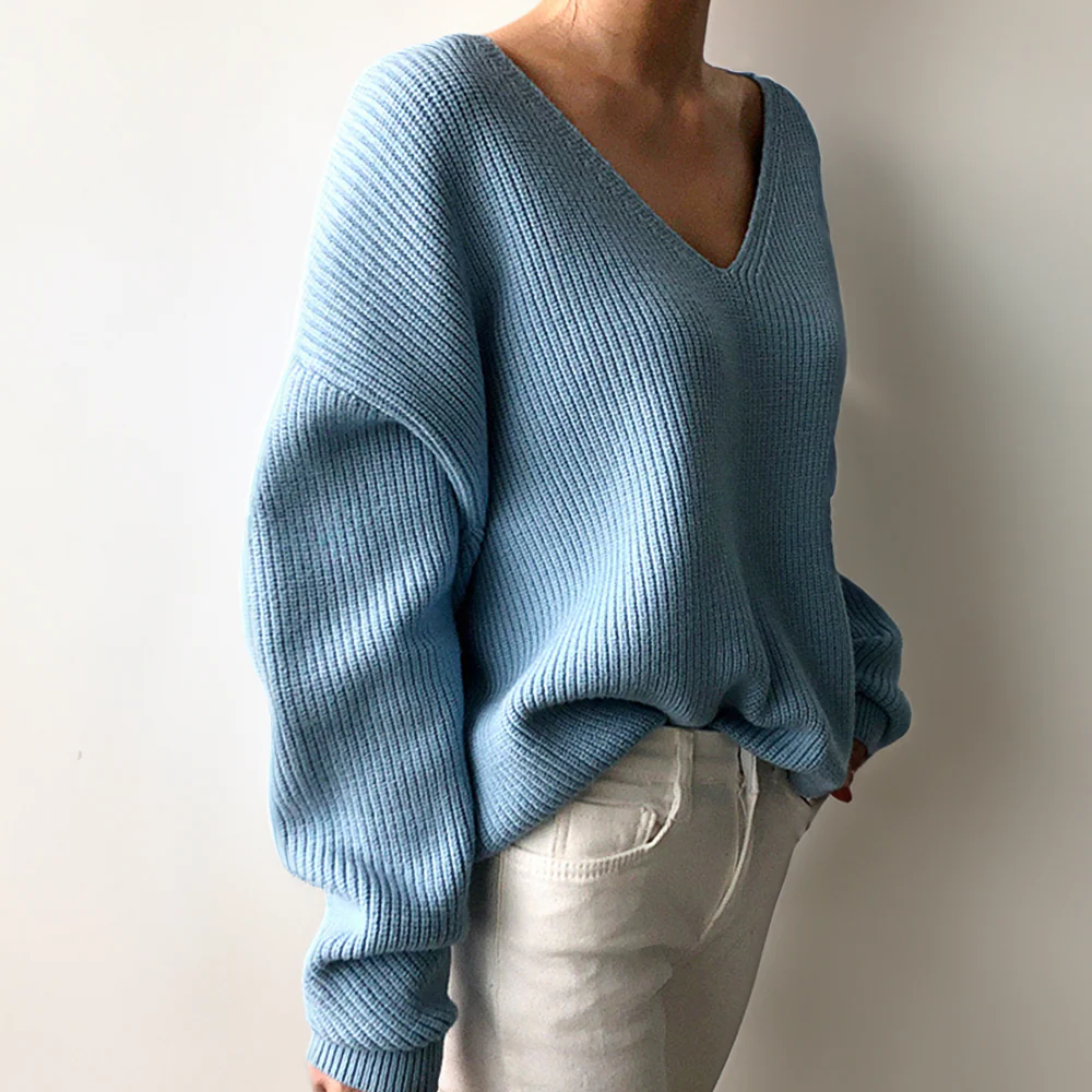 Rocio | Soft layered knit sweater - Image 2
