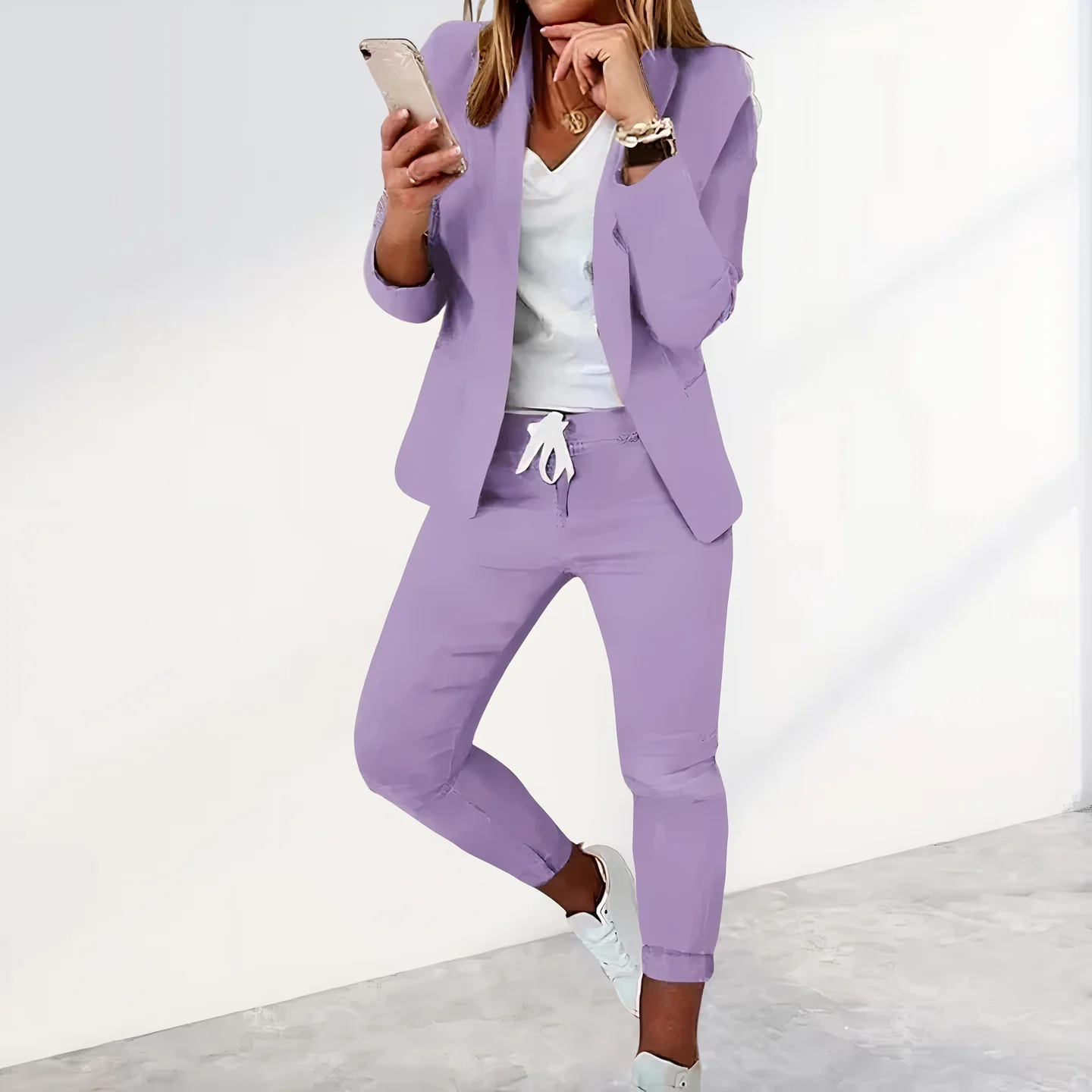 Rocio | Women's blazer and trousers set - Image 2