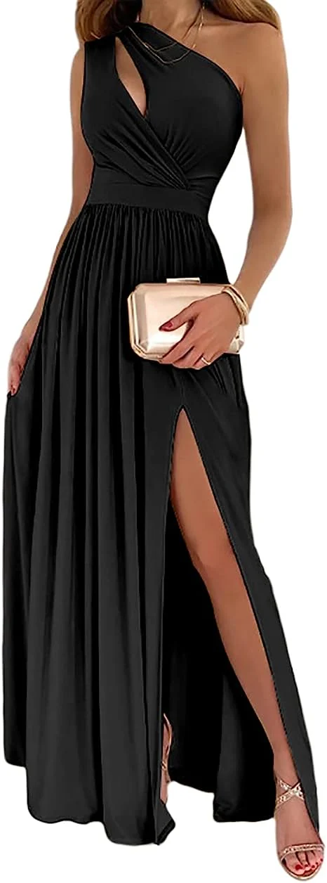 Romina® | Minimalist High Split Cutout Sleeveless Elegant Dress - Image 3