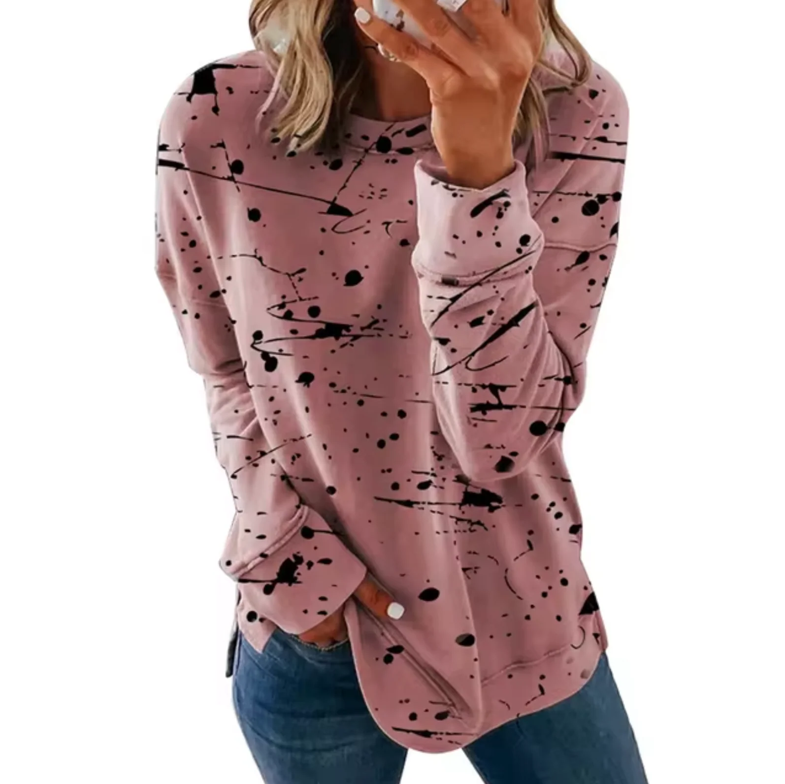 Romina | Oversized cotton long sleeve top - Image 6
