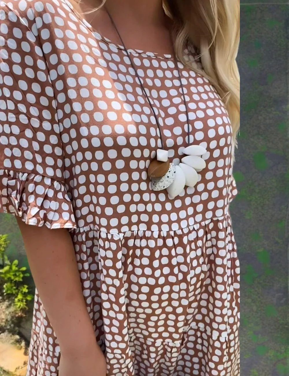 Rosalía® | Short-Sleeved Midi Dress With A Round Neckline - Image 4