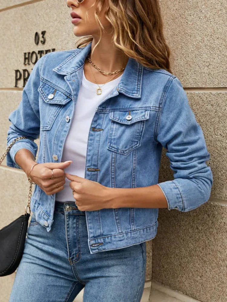 Rosalie® | Casual Short Denim Jacket - Image 3