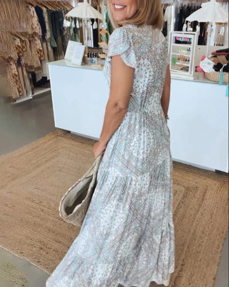 Rosalie® | Holiday Dress With Slit - Image 3