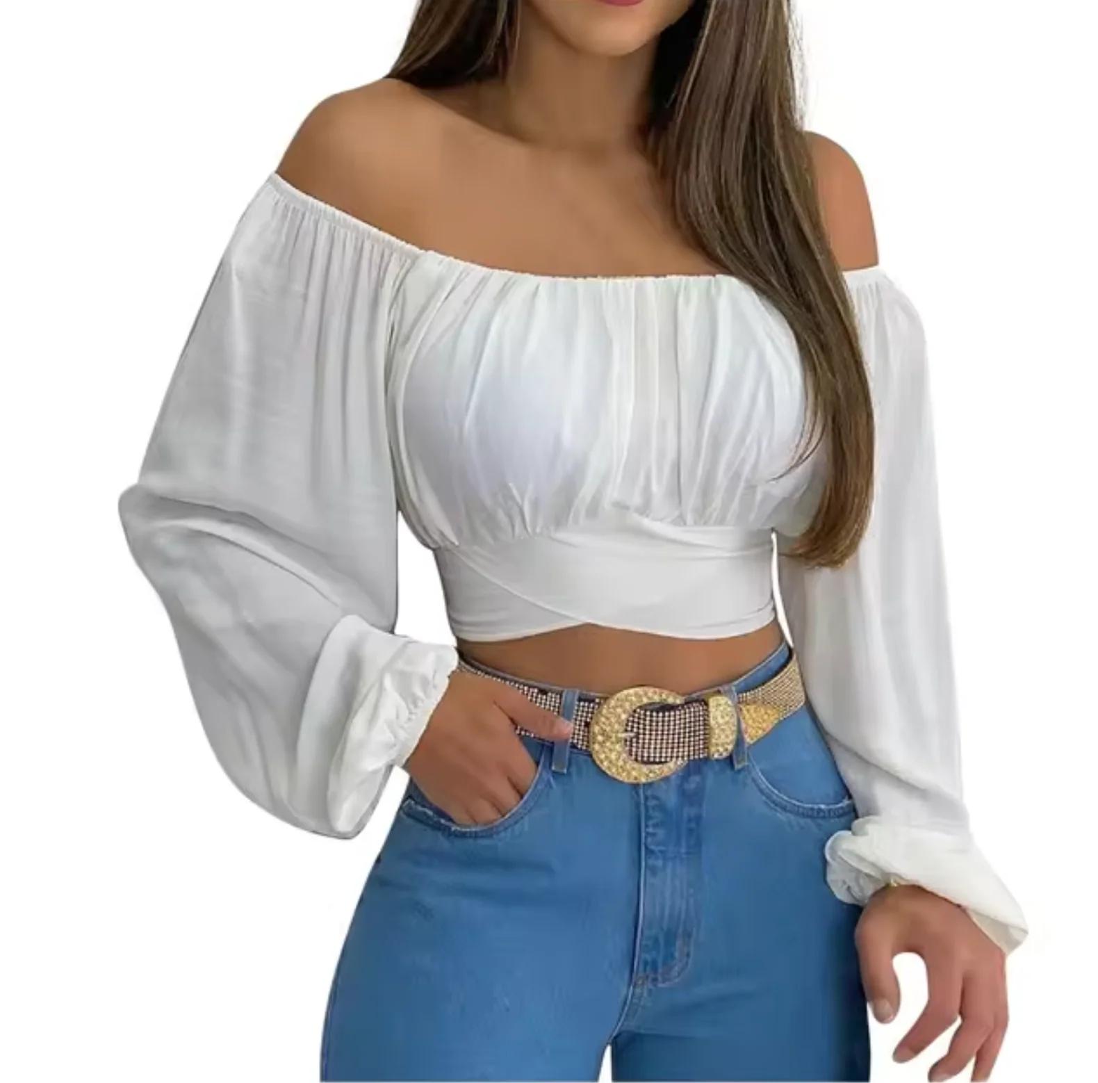 Rosella® | Off-The-Shoulder Crop Top - Image 6