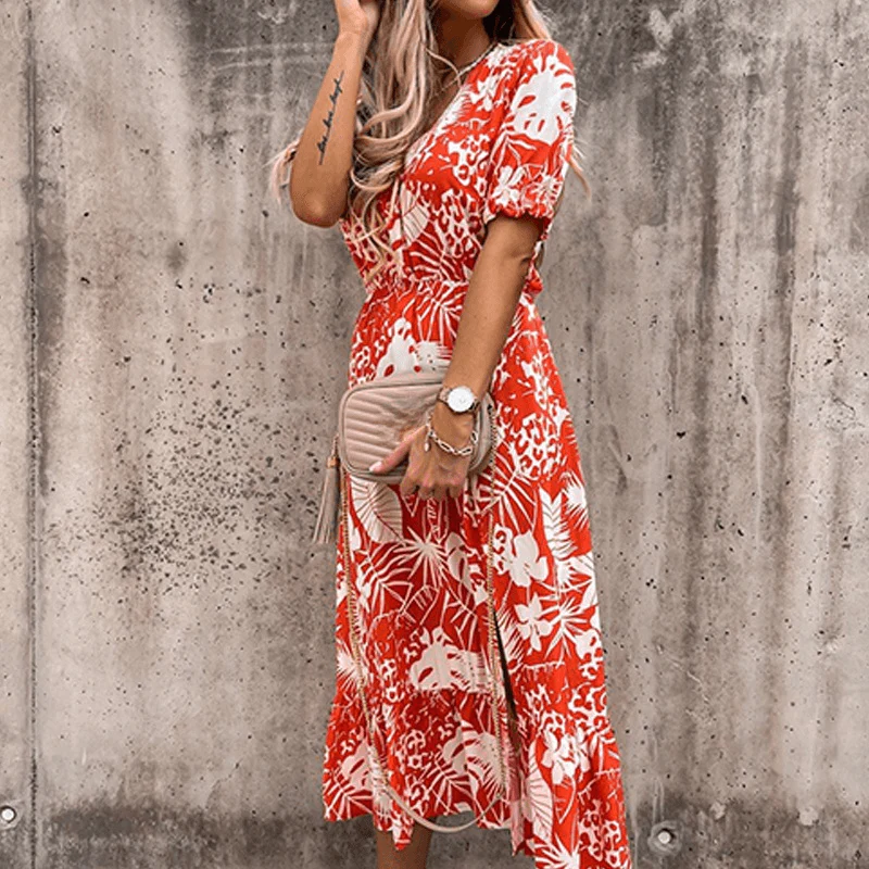 Rubí® | Floral Print Skirt With Slit - Image 4