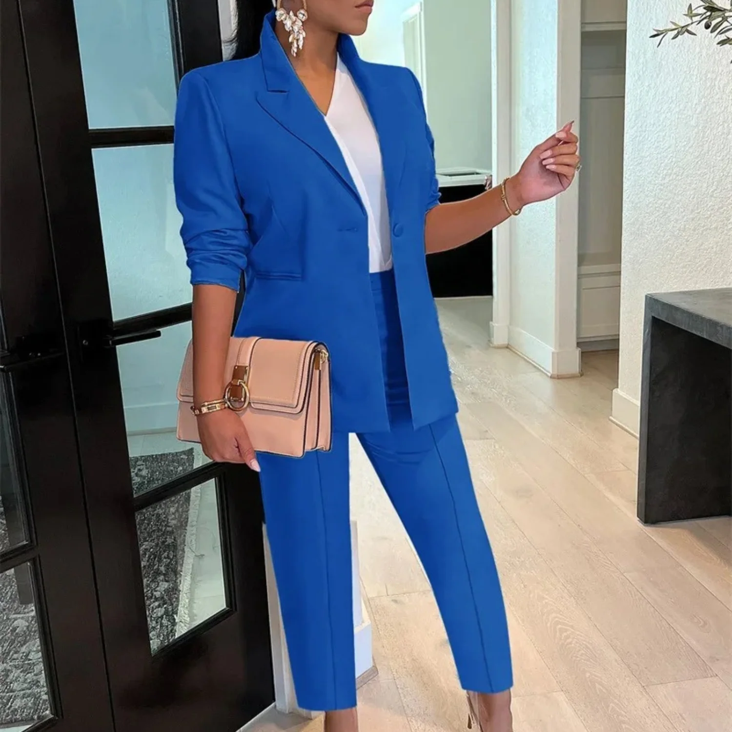 Sabina® | Stylish Blazer Pants Set - Image 6