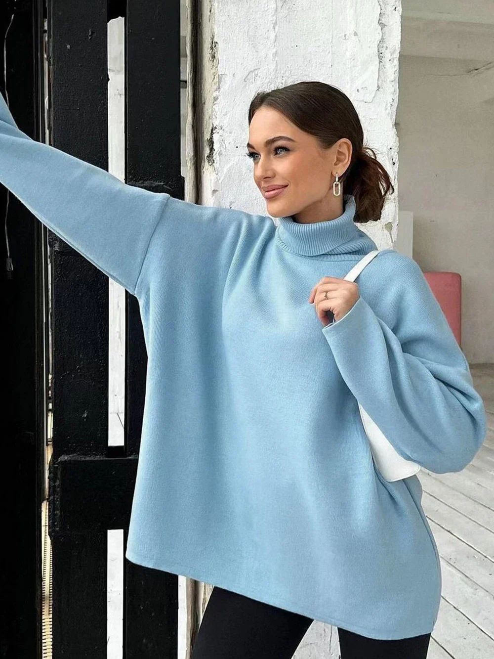 Salomé | Knitted basic top knit sweater for winter