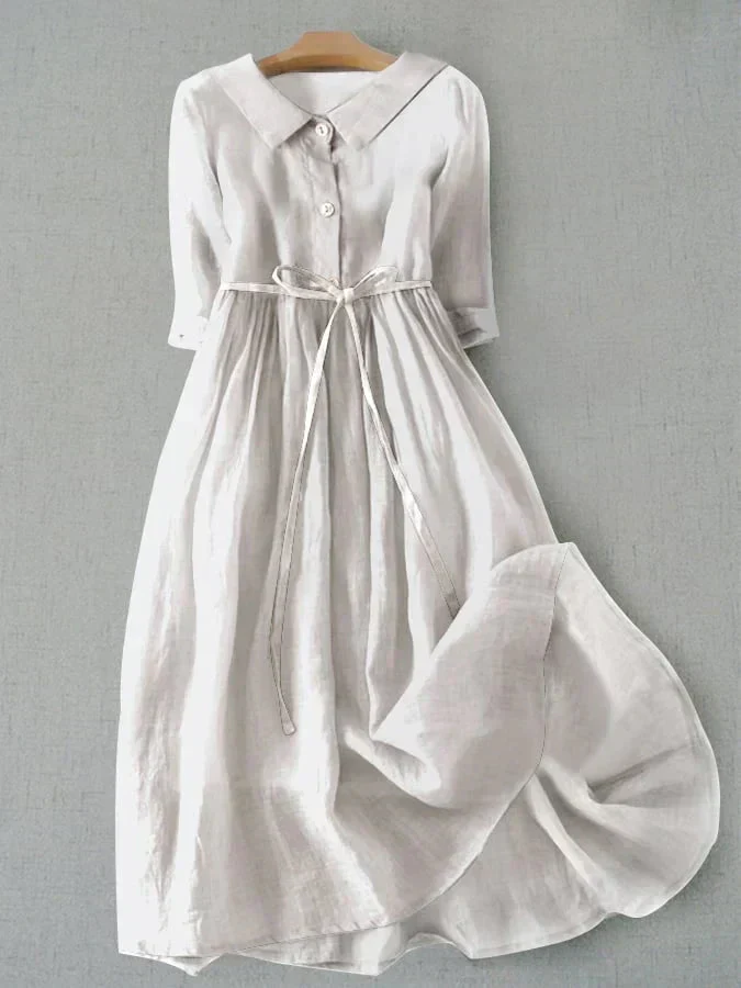 Salomé® | Linen And Blend Dress - Image 2