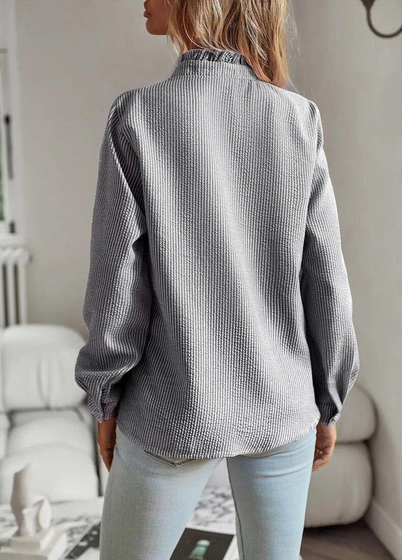 Salomé® | Manches Longues Coupe Comfortable Mélange Coton - Image 6