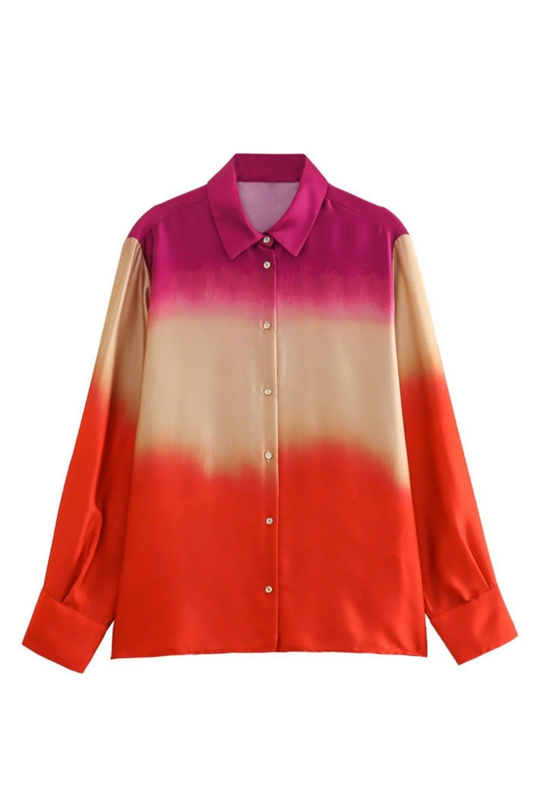 Samanta® | Printed Satin Set With Color Gradient - Image 4
