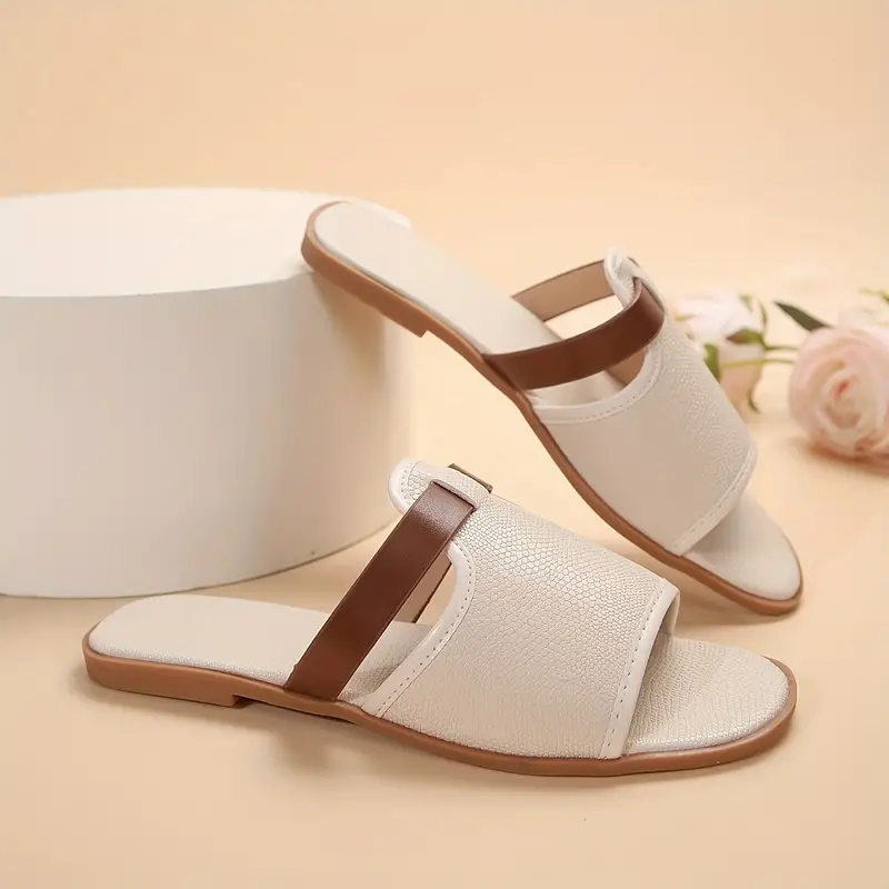 Sandra® | Beige Women-Flip-Flops - Image 2