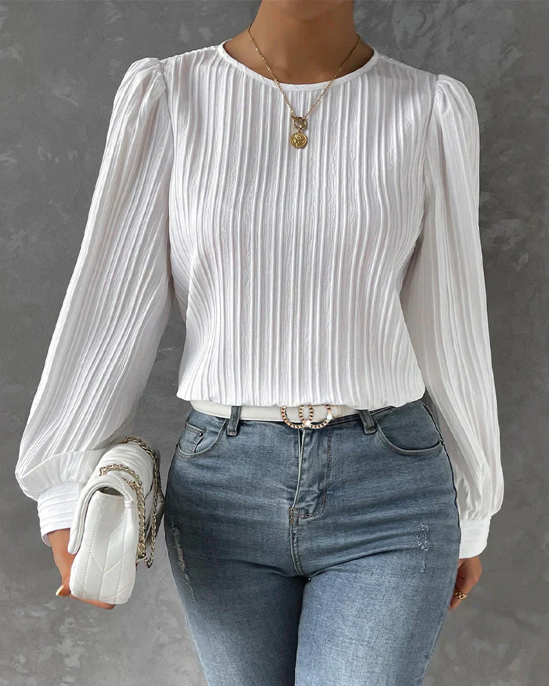 Sandra® | Blouse With Lantern Sleeves