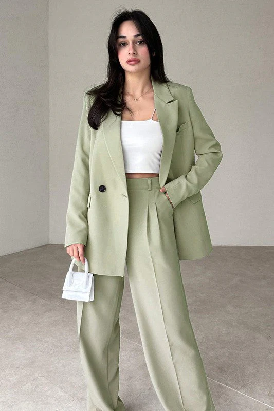 Sandra | Women's Fashion Blazer Suit Set - Image 4
