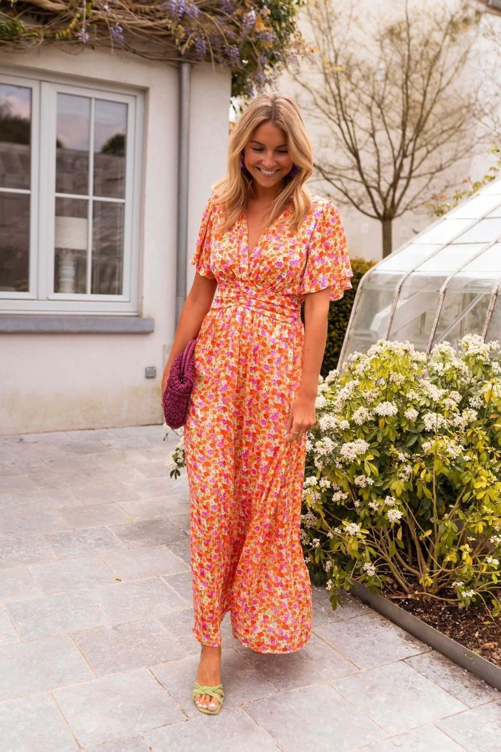 Sara® | Elegant Floral Maxi Summer Dress - Image 3